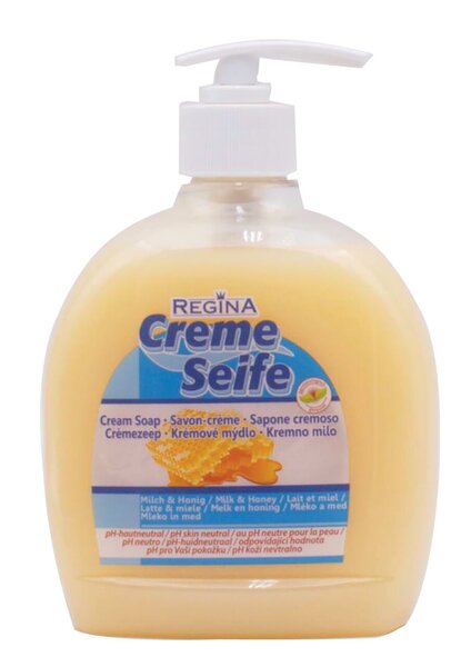 Cremeseife Honig & Milch, 500 ml Dispenser, pH-neutral