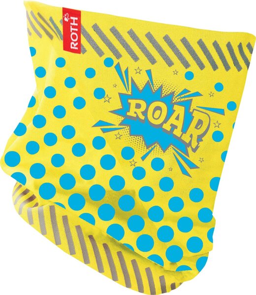 ROTH Kinder-Jersey-Schlauchschal ReflActions "Roar", gelb