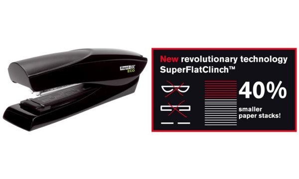 Rapid Großes Flachheftgerät Fashion ECO, schwarz (68810505)