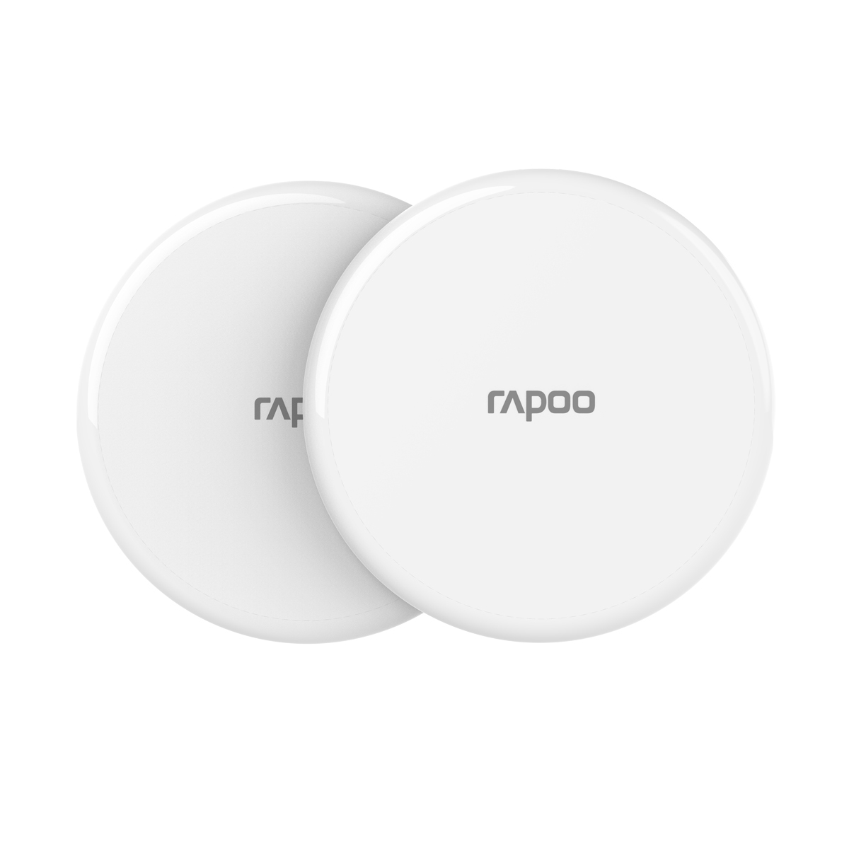 RAPOO Kabelloses QI-Ladegerät "XC105", 2er-Set, weiß