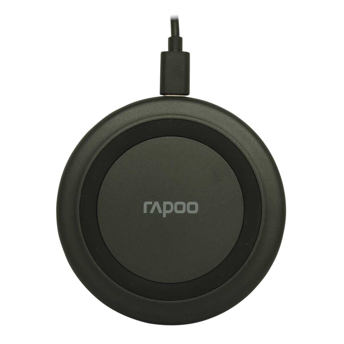 RAPOO Kabelloses QI-Ladepad "XC110", Schwarz, 10W