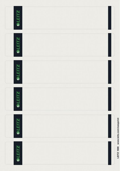 Rückenschild I+L+K kurz/sm gr 150St 25 Blatt A4