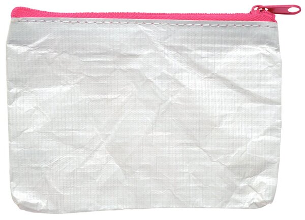 Reißverschluss-Beutel "Phat-Bag" A7 pink, mit Reißverschluss