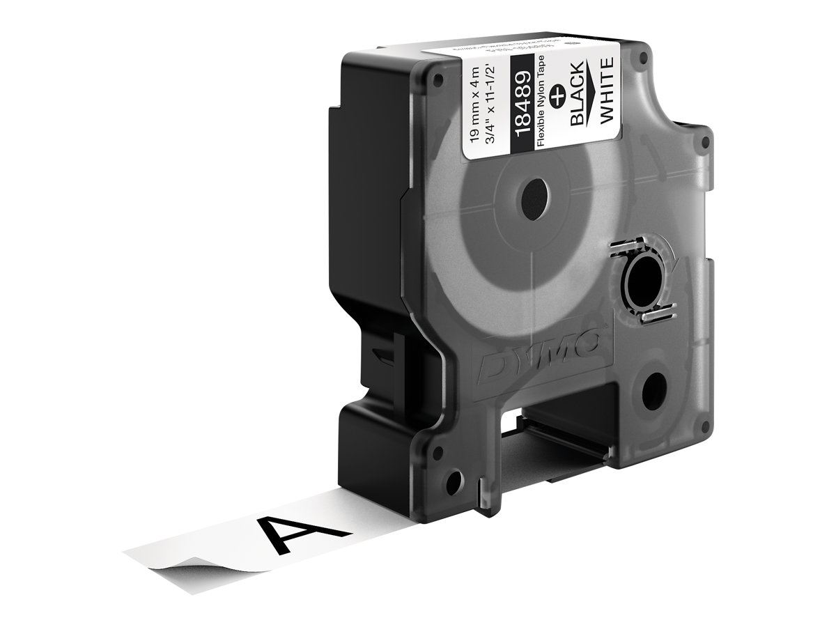 Rhino Tape Nylon schwarz auf weiß