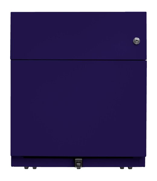 Rollcontainer Note geradliniges Design, blau