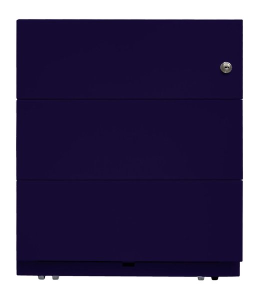 Rollcontainer Note geradliniges Design, blau