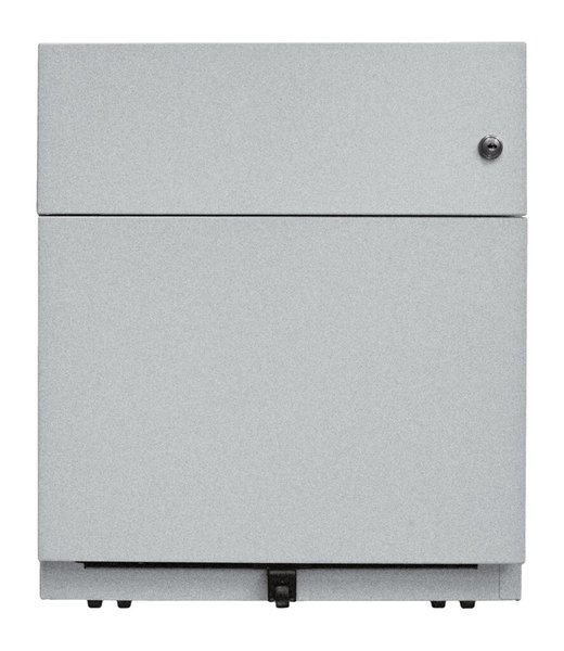 Rollcontainer Note geradliniges Design, silber