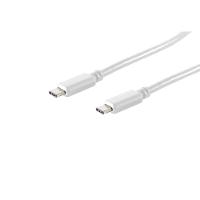 S-CONN 13-45026 1m USB C USB C Männlich Männlich Weiß USB Kabel (13-45026)