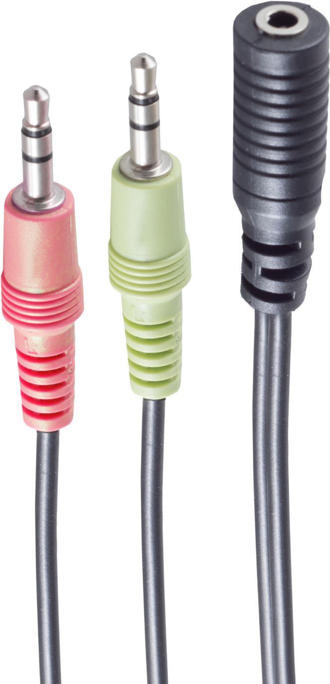S-CONN ShiverPeaks BS14-05040 - 2 x 3.5mm - Männlich - 3.5mm - Weiblich - 0,15 