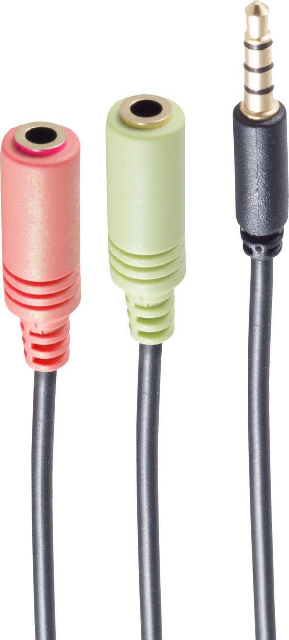 S-CONN ShiverPeaks BS14-05041 - 2 x 3.5mm - Weiblich - 3.5mm - Männlich - 0,25 