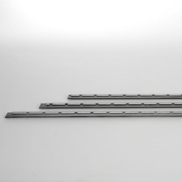 S-Schiene 55 cm komplett mit weichem Gummi, Schiene Edelstahl | NE550<br>für ErgoTec® S- und Pro-Wischer/Wasserabzieher 