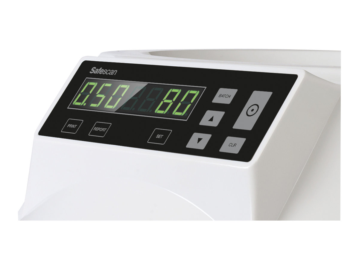 SAFESCAN 1250 - Münzenzähler / Sortierer - EUR - weiß (113-0547)