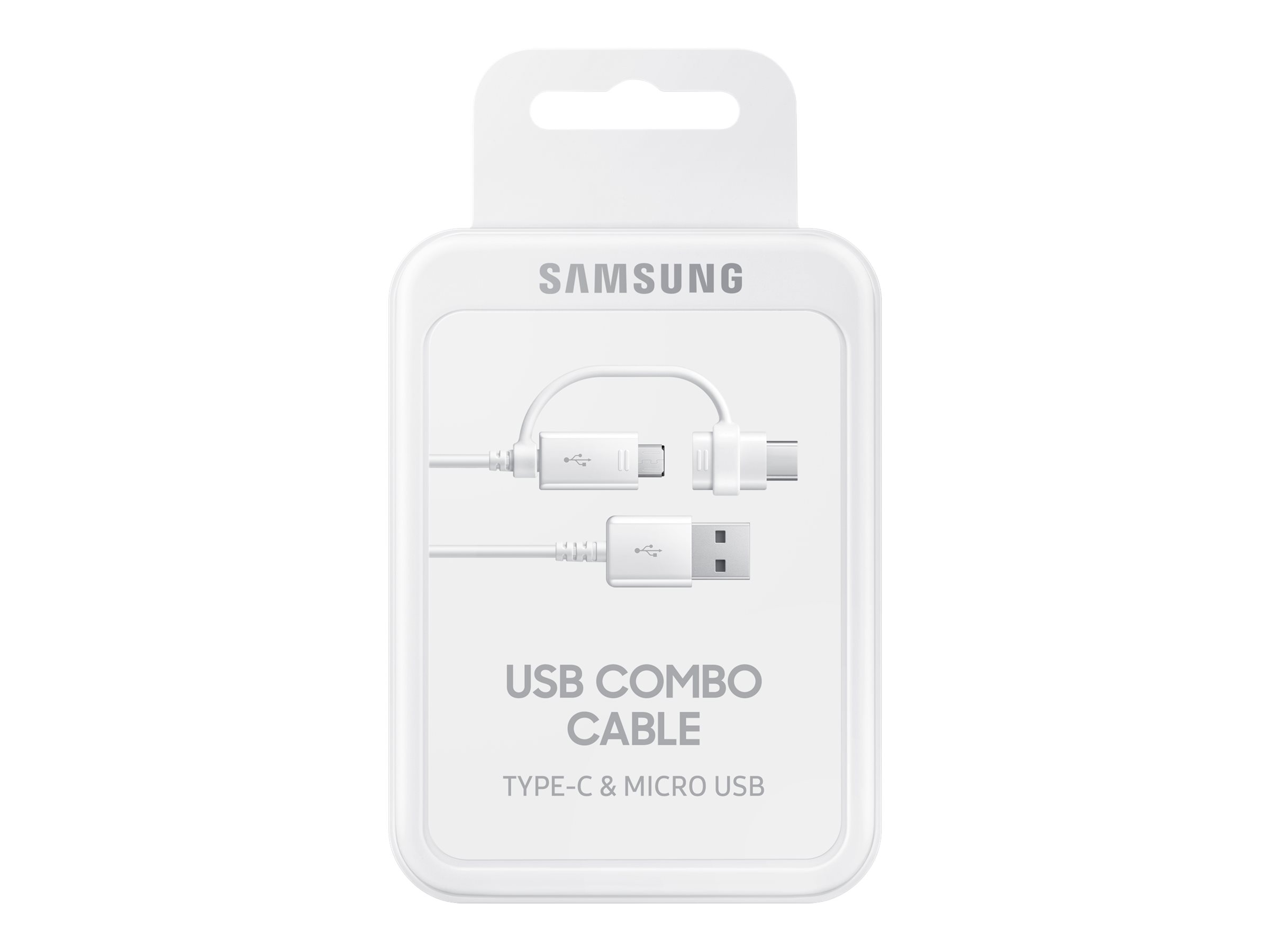 SAMSUNG USB Typ-C Cable mit Micro USB Adapter SAMSUNG USB Typ-C Cable mit Micro USB Adapter