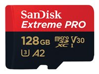 SANDISK Extreme Pro 128 GB microSDXC Speicherkarte (200 MB/s,A2,Class10,U3,V30)