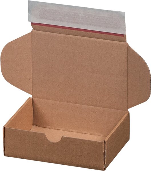 Modulbox braun, portooptimiert als Maxibrief, haftklebend, Aufreißfaden Modulbox braun, portooptimiert als Maxibrief, haftklebend, Aufreißfaden