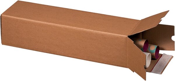 Planbox A1 braun, quadratisch, doppelte Haftklebung, Aufreißfaden