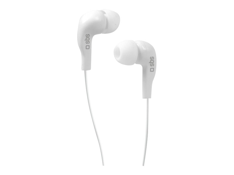 SBS Stereo In-Earphones 3,5 mm, weiß