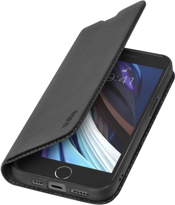 SBS Wallet Lite in PU for iPhone SE 2022/SE 2020/8/7, black color