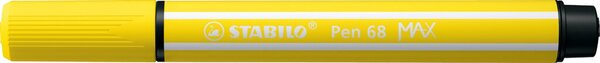 STABILO Fasermaler Pen 68 MAX, zitronengelb