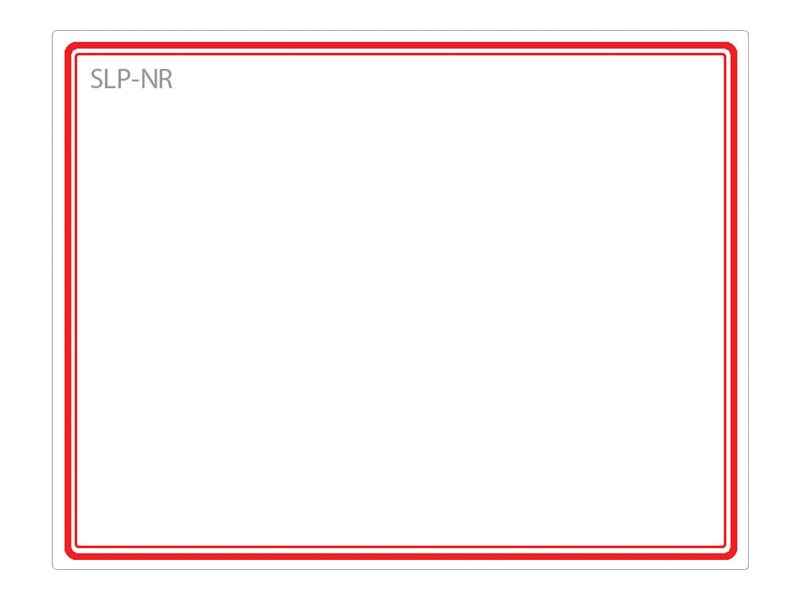 SEIKO Red Name Badges 54x70mm