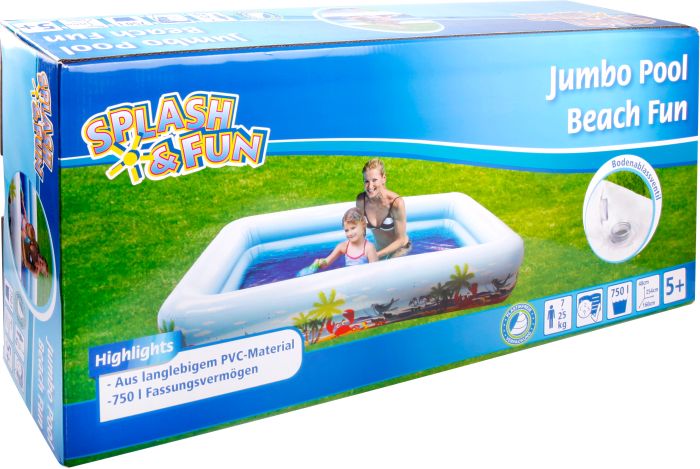 SF Beach-Fun Jumbo Pool, 254x160x48cm, Nr: 77704779