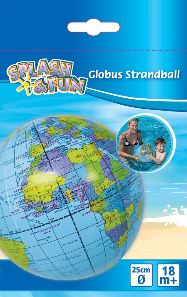 SF Strandball Globus, # 25cm, Nr: 77802321 SF Strandball Globus, # 25cm, Nr: 77802321