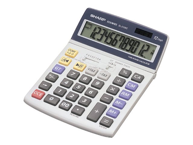 SHARP EL-2125C DESK CALCULATOR GT-FC