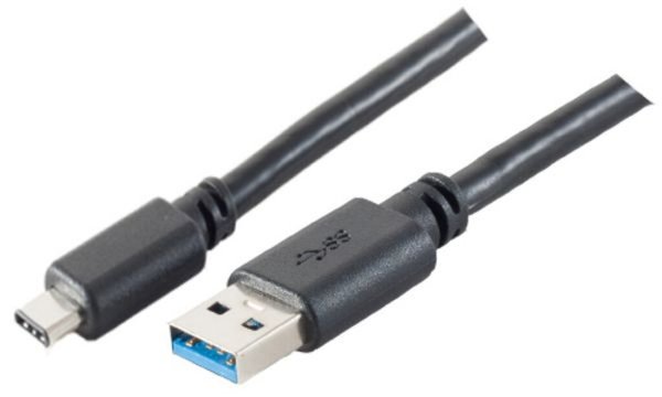 SHIVERPEAKS BASIC-S - USB-Kabel - USB Typ C (M) bis USB3.0 (M) - 1,0m - geformt