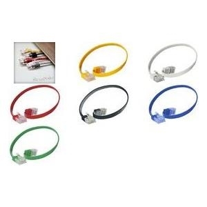 SHIVERPEAKS BASIC-S U/UTP Flach-Patchkabel, Kat.6, 7,5 m blau, 2 x RJ 45 Stecke