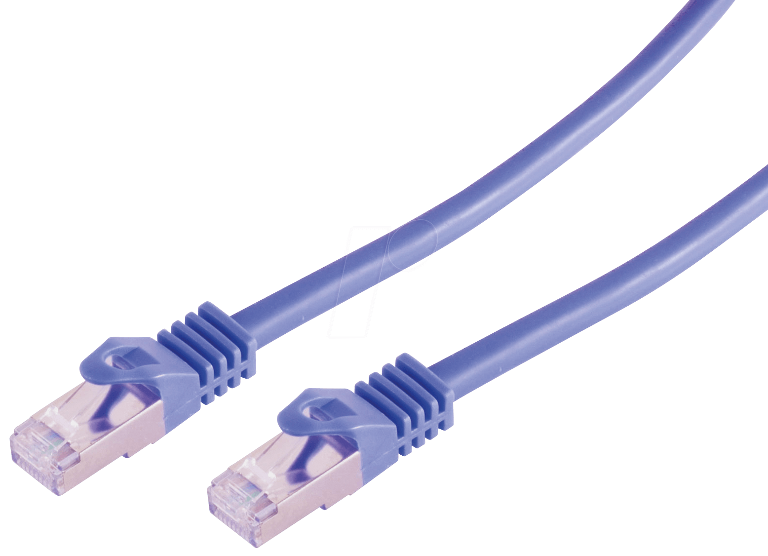 SHIVERPEAKS RJ45 Patchkabel S/FTP PIMF Cat.7 violett 0,5m