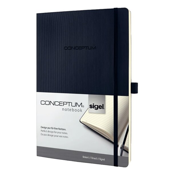 SIGEL Conceptum A4 194Blätter Schwarz (CO311)
