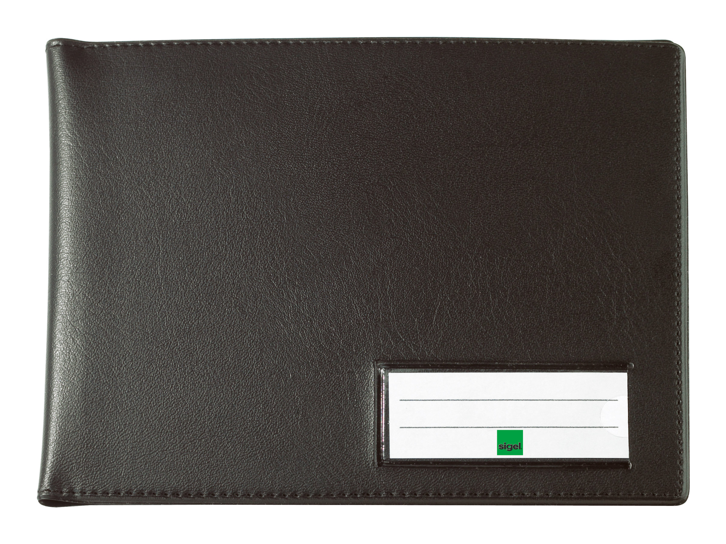 SIGEL Einband für Formularbuch, DIN A6 quer, in Lederoptik zur sauberen und sic