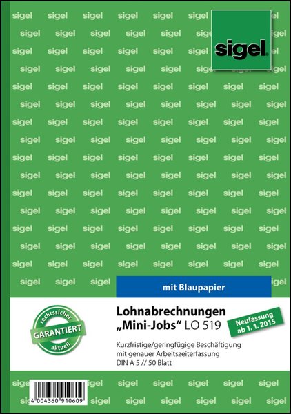 SIGEL LO519 Geschäftsformular (LO519)