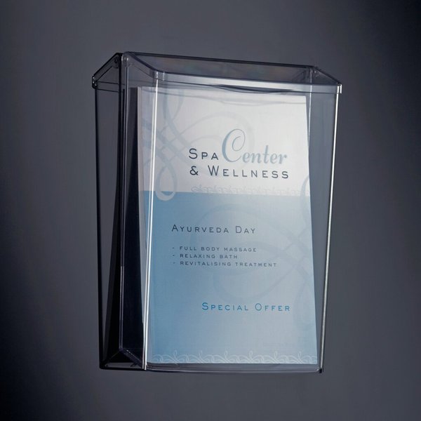 SIGEL Outdoor-Prospekthalter acrylic/LH325 für DIN A4 glasklar