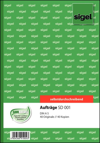 SIGEL SD001 Geschäftsformular (SD001)