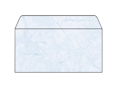 SIGEL Umschlag, DIN lang, 90 g-qm, gummiert, Granit blau Innenseite strukturier