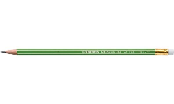 STABILO Bleistift GREENgraph, sechs eckig, Härtegrad: HB (5650018)