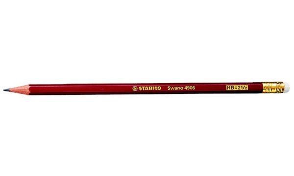 STABILO Bleistift Swano mit Radiere r, Härtegrad: HB (5651593)