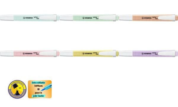 STABILO Textmarker swing cool Paste l Edition, pastelltürkis (55500234)