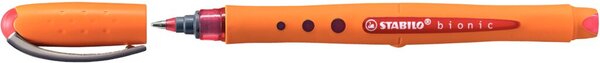 STABILO Tintenroller bionic worker medium, rot Strichstärke: 0,5 mm, Kappe mit 