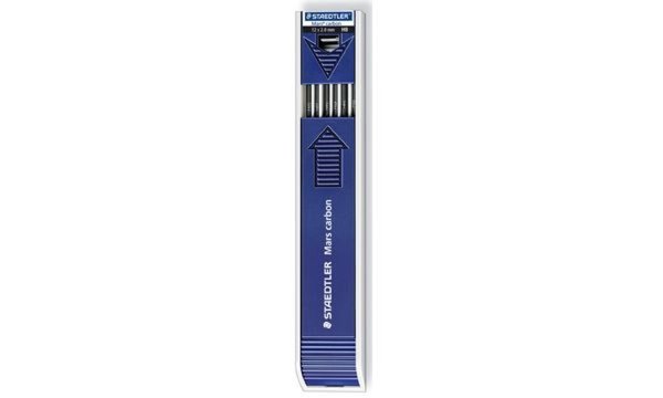 STAEDTLER Ersatzminen Mars carbon, Minenstärke: 4H Länge: 130 mm, für Papier un STAEDTLER Ersatzminen Mars carbon, Minenstärke: 4H Länge: 130 mm, für Papier un
