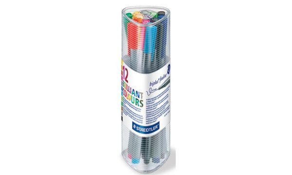 STAEDTLER Fineliner triplus, 12er Dreikantbox