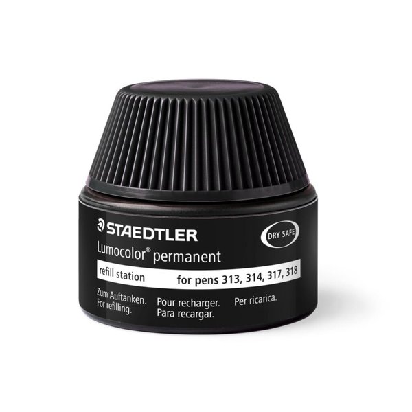 STAEDTLER Lumocolor 487 17 - Schwarz - Lumocolor 313 - 314 - 317 - 318 (487 17-