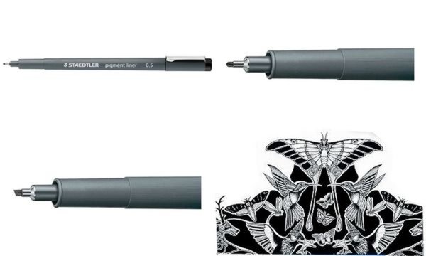 STAEDTLER Pigmentliner, schwarz, St richstärke: 0,05 mm (5653950)