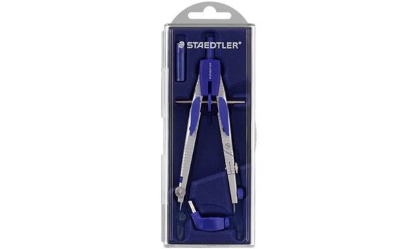 STAEDTLER Schnellverstellzirkel 553 01, Drucktastenmechanik (5655423)
