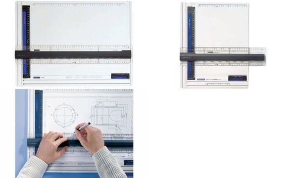 STAEDTLER Zeichenplatte Mars, DIN A 4, weiß/anthrazit/blau (5653695)