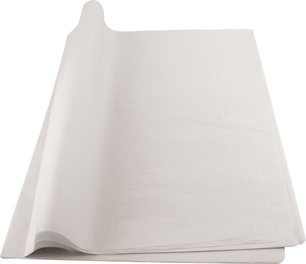 Seidenpapier 26 Lagen 50 x 70 cm weiß, im Polybeutel Seidenpapier 26 Lagen 50 x 70 cm weiß, im Polybeutel