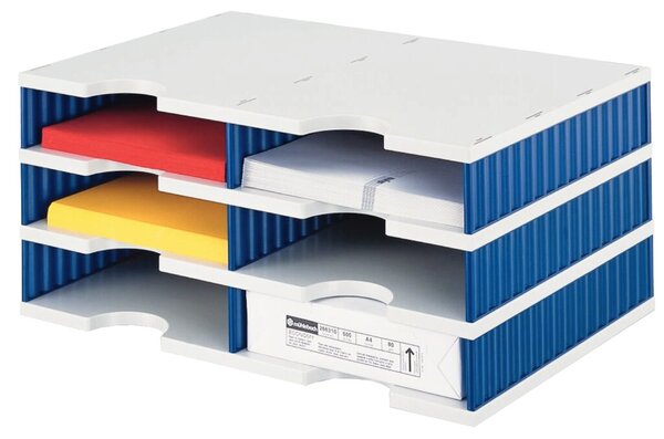 STYRO SORTIERSTATION 3 ETAG. BLAU/GR (268-0203.38)