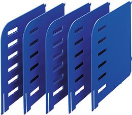STYRO Trennwände styrorac/280-3015.35, blau, Kunststoff, H24xT23,1cm, Inh. 5