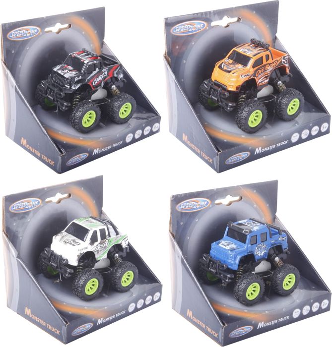 SZ D/C Monstertruck, 1:48, 4-f.sort., Nr: 33112467 SZ D/C Monstertruck, 1:48, 4-f.sort., Nr: 33112467